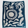 Paradise Plush Throw- Navy