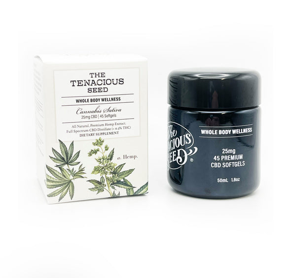 The Tenacious Seed- 45 CBD Gel Caps