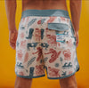 Sendero Point Bar Board Short- Texas Surf Print