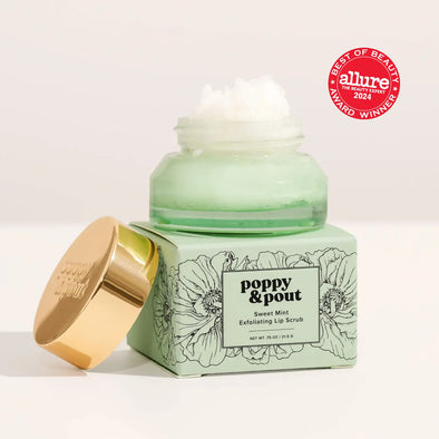 Poppy & Pout Lip Scrub- Sweet Mint