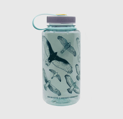 Hawks in Flight Nalgene Water Bottle- Seafoam