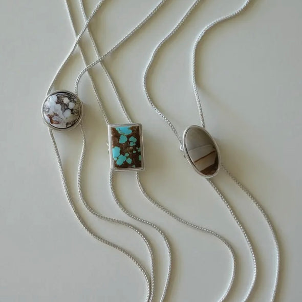 Sterling Silver #8 Mine Turquoise Bolo