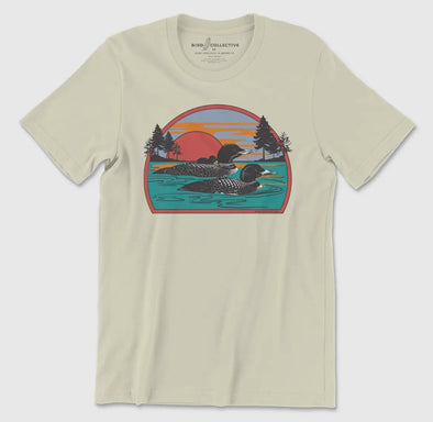 Retro Common Loon Tee- Cream