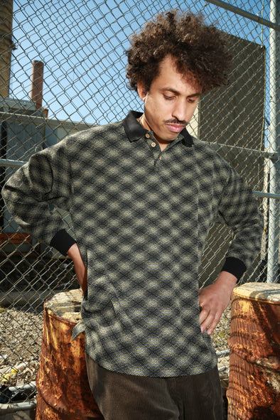 Theories ESP L/S Polo- Black