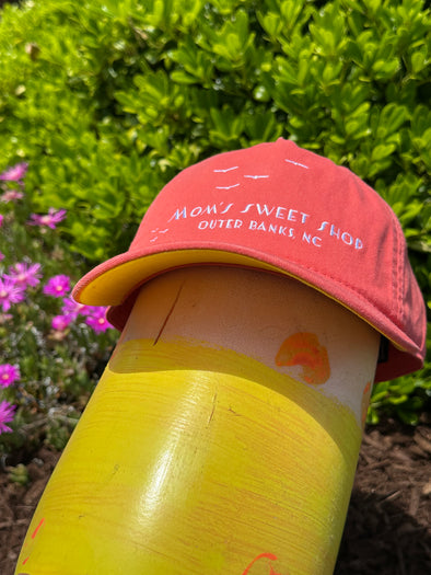 Mom's La Mer Dad Hat- Coral/Sunshine