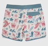 Sendero Point Bar Board Short- Texas Surf Print