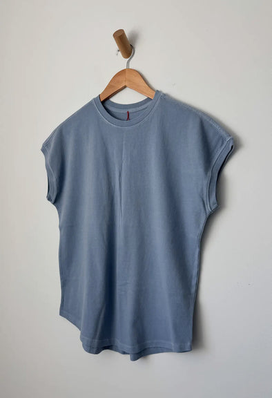 Le Bon Ease Tee- Waterloo Blue