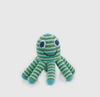 Plush Ocean Toy- Green Octopus Rattle