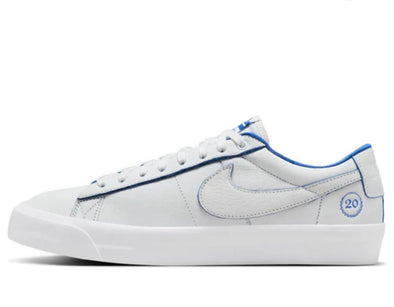 Nike SB l Blazer Low Pro GT PRM- Summit White/Game Royal