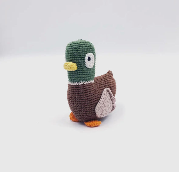 Plush Toy- Mallard Duck Rattle