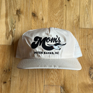 Mom’s Seagull Nylon Trucker Hat- Off White