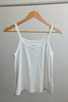 Le Bon Organic Cotton Dana Cami- White