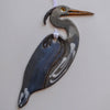 Ceramic Great Blue Heron Ornament