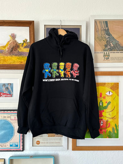 Mom's Grateful Kids Hoodie- Black