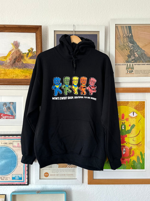 Mom's Grateful Kids Hoodie- Black