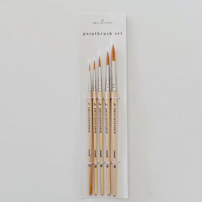 Watercolor Paintbrushes- Set of 5