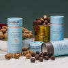 Dark chocolate covered caramelized almonds- 5oz