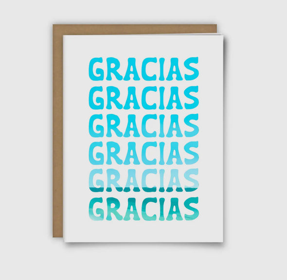 Gracias Thank You Greeting Card