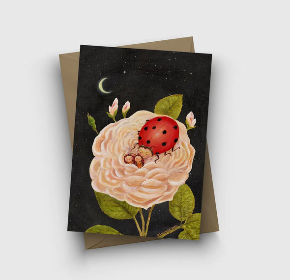 Ladybug Lullaby Greeting Card