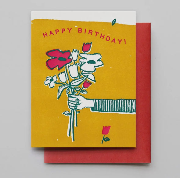 Birthday Flowers for You Greeting Card