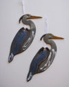 Ceramic Great Blue Heron Ornament