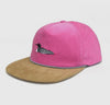 Loon Cord Hat- Hot Pink/Tan