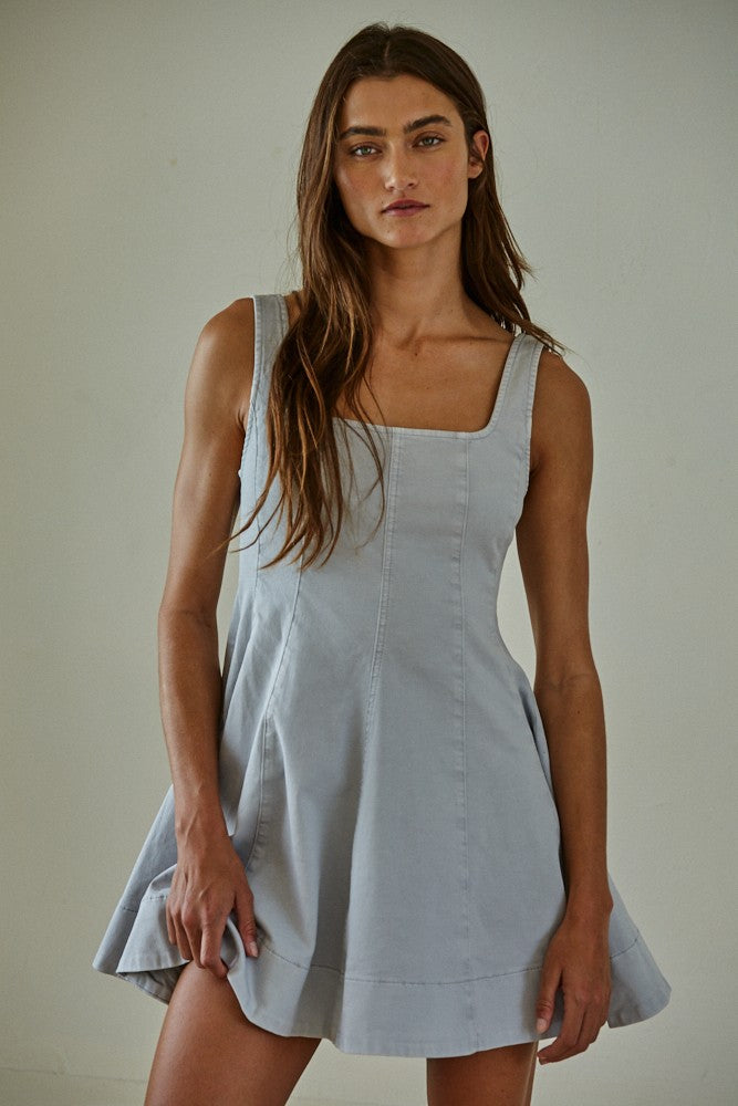 ワンピース Dolly flare mini dress AM1287 ANDMARY】Dolly flare mini dress