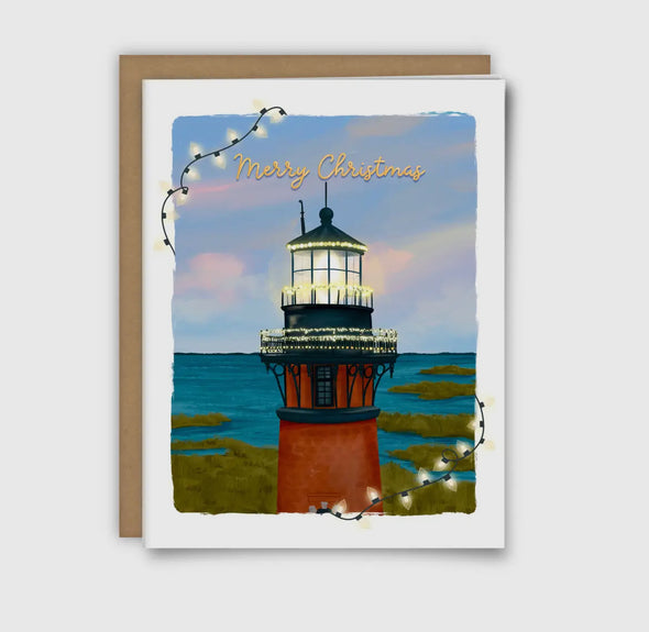 Currituck Beach Lighthouse Christmas Card