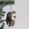 Felt Schnauzer Ornament