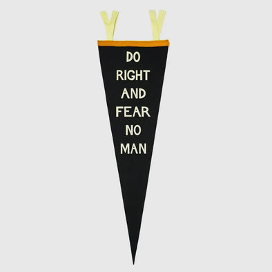 Do Right Pennant-Black/Gold