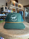 Mom's KKHC Horse Emblem Brushed Cotton Trucker- Hunter/Gold Rope