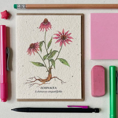Echinacea Plantable Seed Greeting Card