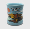 Coastal Life Ceramic Mug- Blue