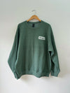 Mom's Coastal Preserve Crewneck- Heather Green