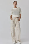 Maya Relaxed Fit Utility Pant- Natural