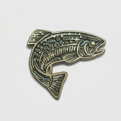 Trout Enamel Pin