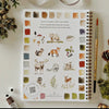 Woodland Watercolor Workbook