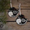 Ceramic Round Loon Ornament