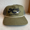 Mom's Logo Seagull Brushed Cotton Trucker- Cactus/White Rope