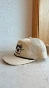 Mom's Logo w/ Seagull Trucker Snapback- Eggshell