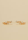 Cascading Baguette Drop - Gold Earrings