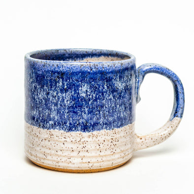 Blue Frost Hand-Thrown Ceramic 12-14 oz Mug