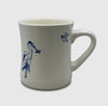 Support Your Local Birds Ceramic Mug- White/Blue