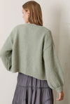 Texture Knit Cardigan- Sage