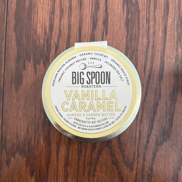 Big Spoon Roasters- Vanilla Caramel Almond Cashew Butter- 3oz