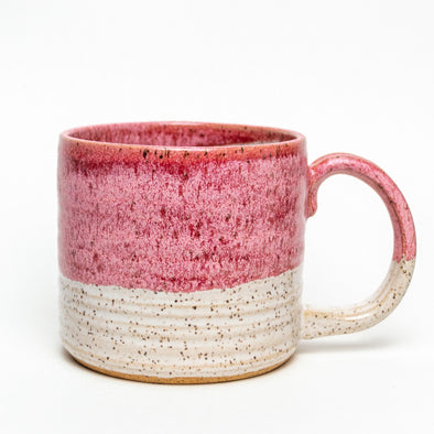 Cherry Frost Hand-Thrown Ceramic 12-14 oz Mug