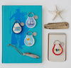 Patch Embroidered Key Chain- Tinned Fish