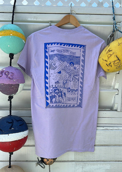 Mom's Beach Doodle Tee- Orchid