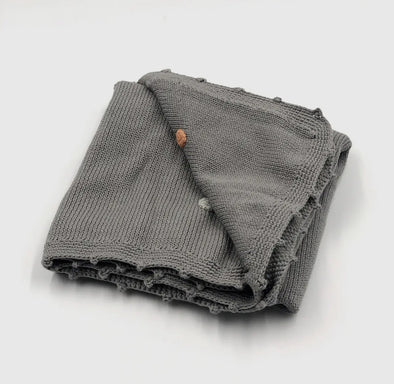 Handmade Baby Blanket- Gray