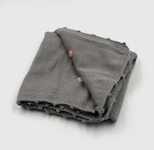 Handmade Baby Blanket- Gray